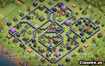 Town Hall Th Supercell Base With Link