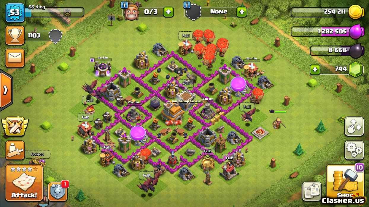 Town Hall 18] TH18 Farming base [With Link] [18 18]   Farming Base ...