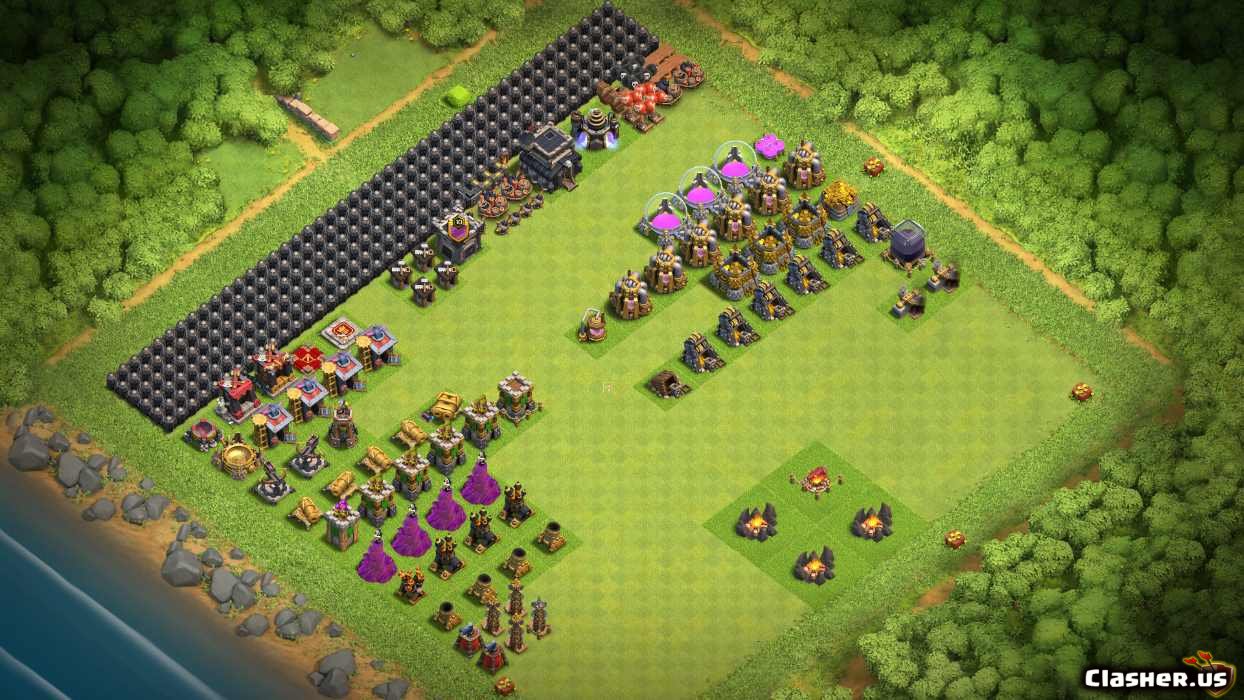 Town Hall 18] TH18 Organization Base, Progress layout [With Link] [18 ...