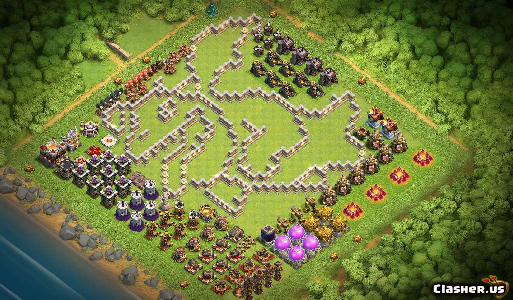 Town Hall 11] Th11 Baby Dragon - Fun progress base [With Link] [7-2019] -  Hybrid Base - Clash of Clans 