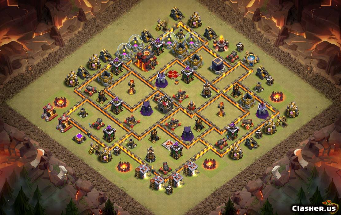 trophy or war base,war base,th10, th 10, town hall 10, th10 maps,...