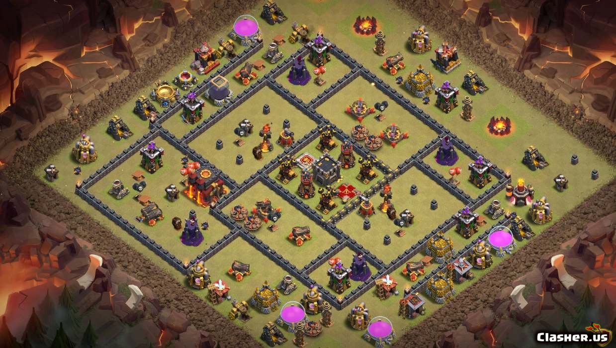 best th10 war base top2,war base,th10, th 10, town hall 10, th10 maps...