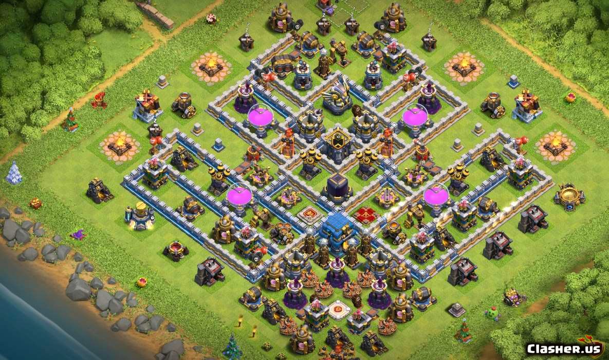 Town Hall 18] Th18 Base Nice trapbase to safe Resources [With Link ...