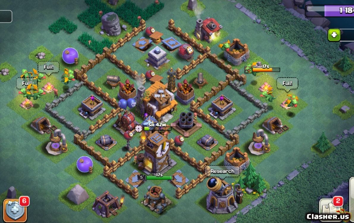 builder hall 5 base,coc base links, coc maps links, clash of clans, coc, co...