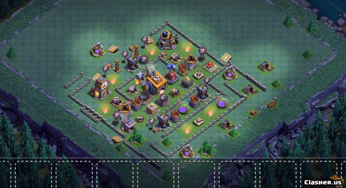 builder hall 8 base,coc base links, coc maps links, clash of clans, coc, .....