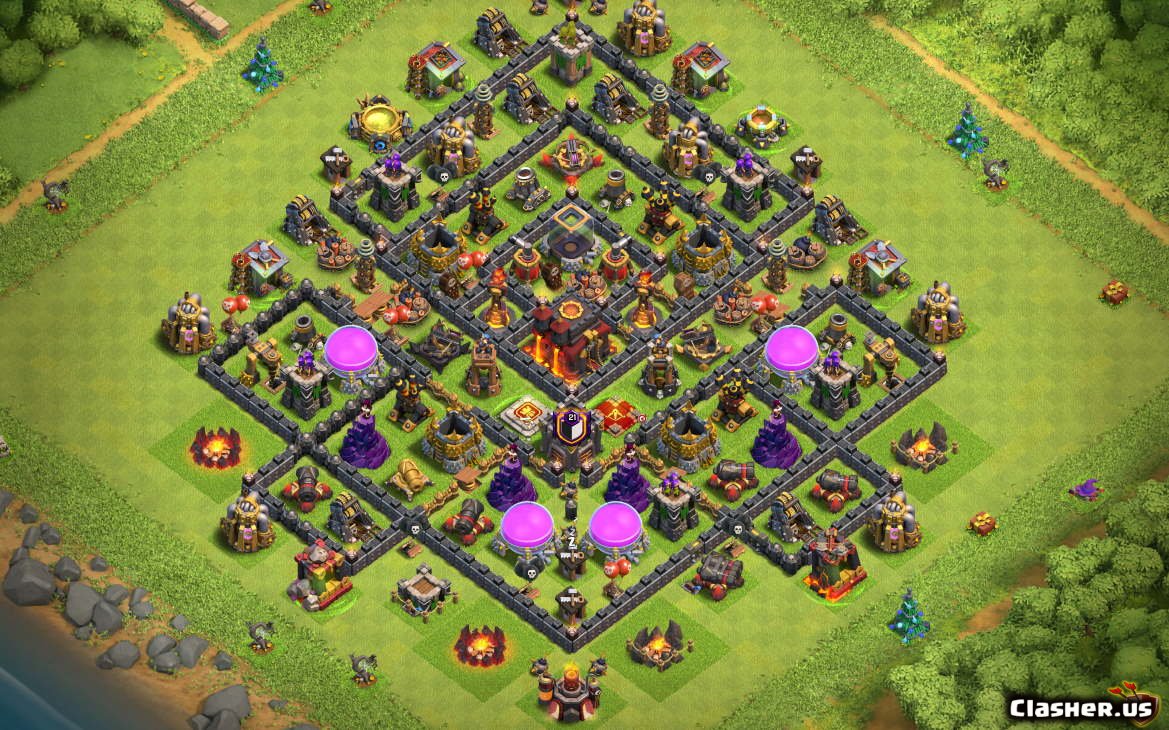 Town Hall 18] TH18 Farm, Trophy base v18 [With Link] [18 2018 ...