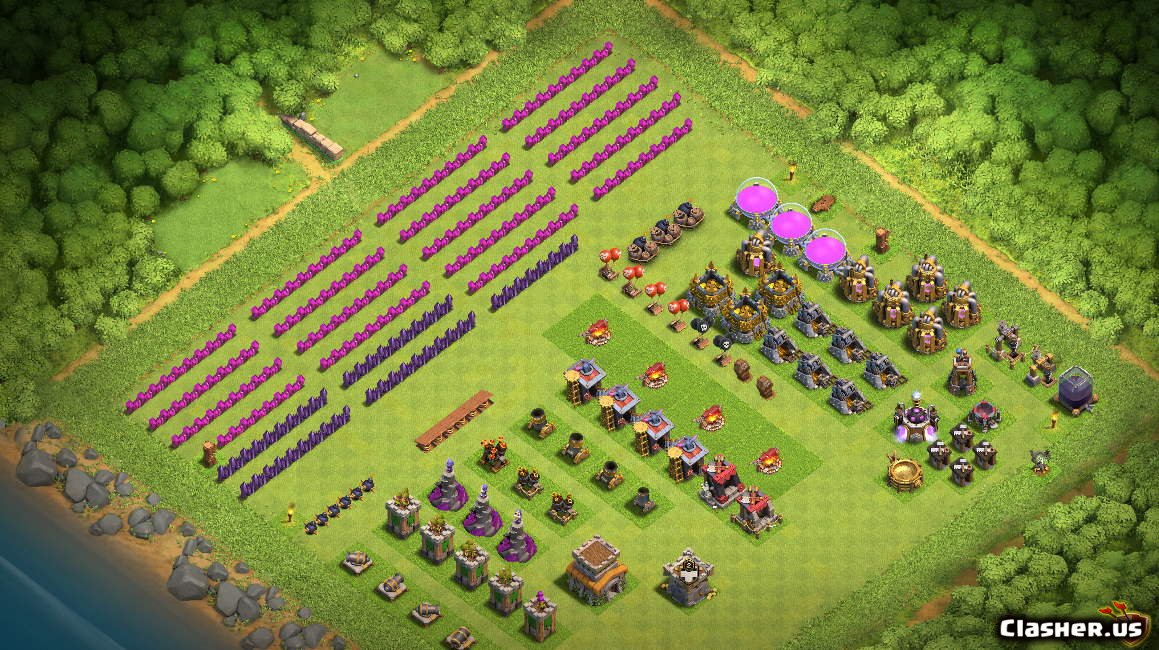 clash of clans th8 upgrade base