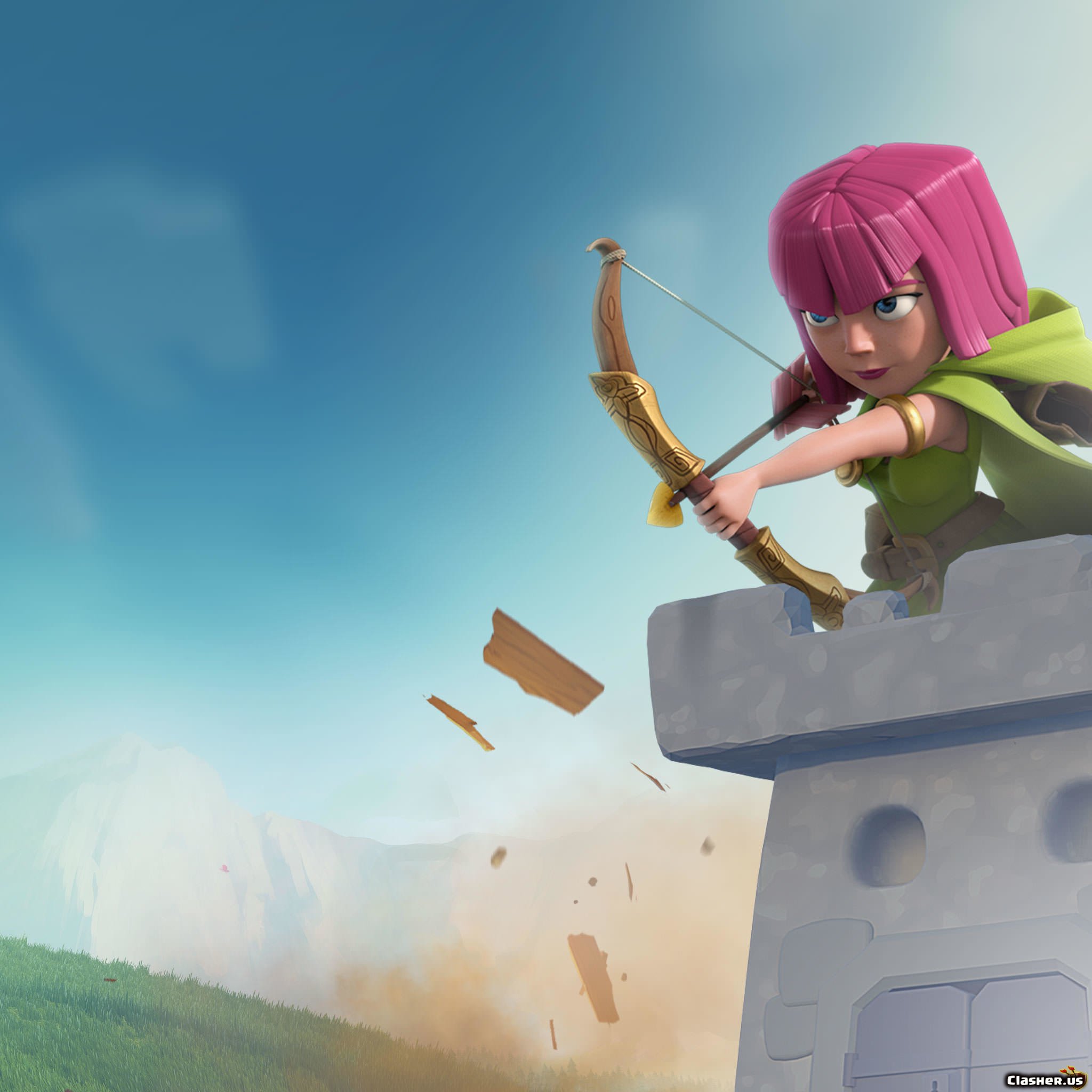 Archer v6 - Clash of Clans Wallpapers | Clasher.us