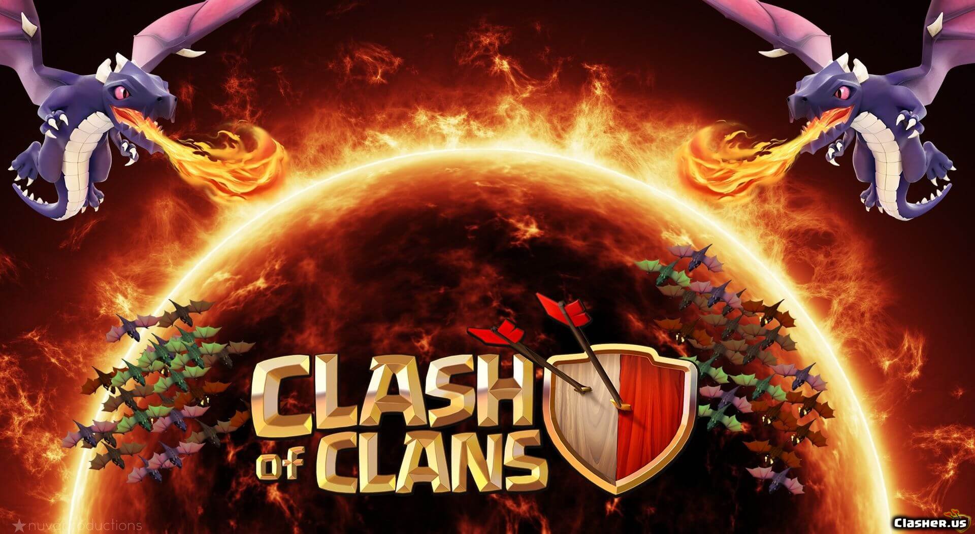 clash of clans desktop wallpaper