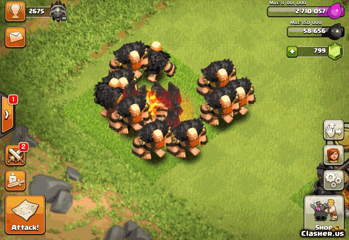 best clash of clans army