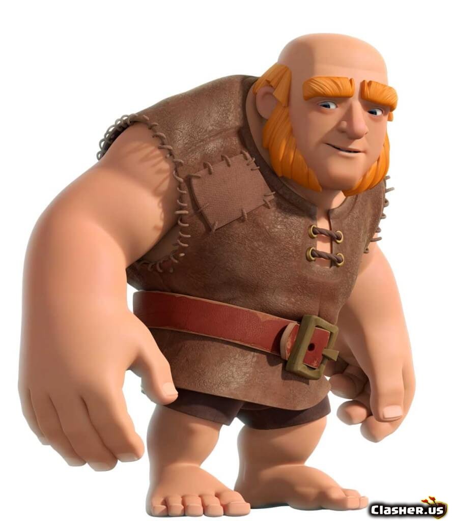 clash of clans characters giant