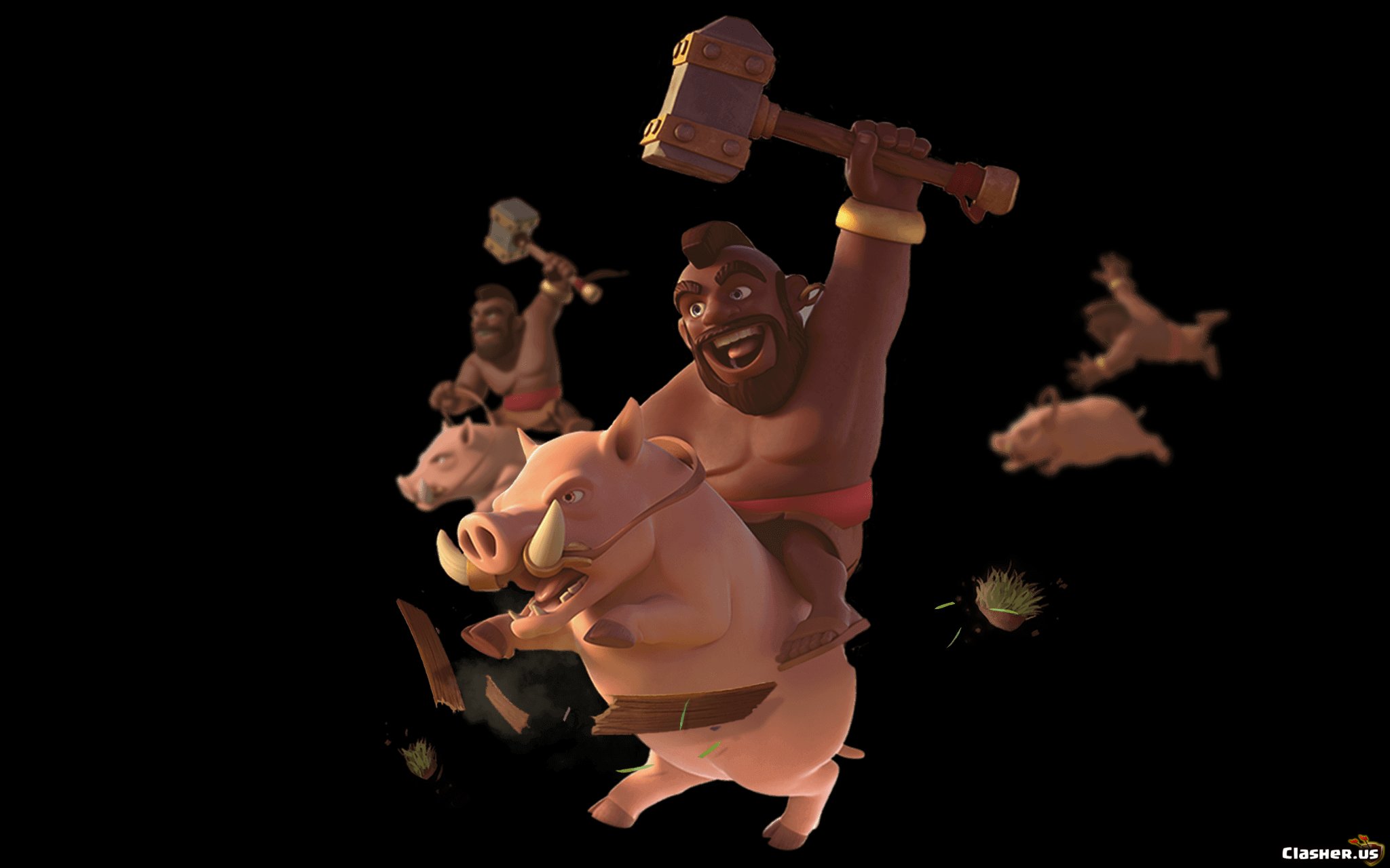Hog Rider go - Clash of Clans Wallpapers | Clasher.us - Download Hog Rider ...