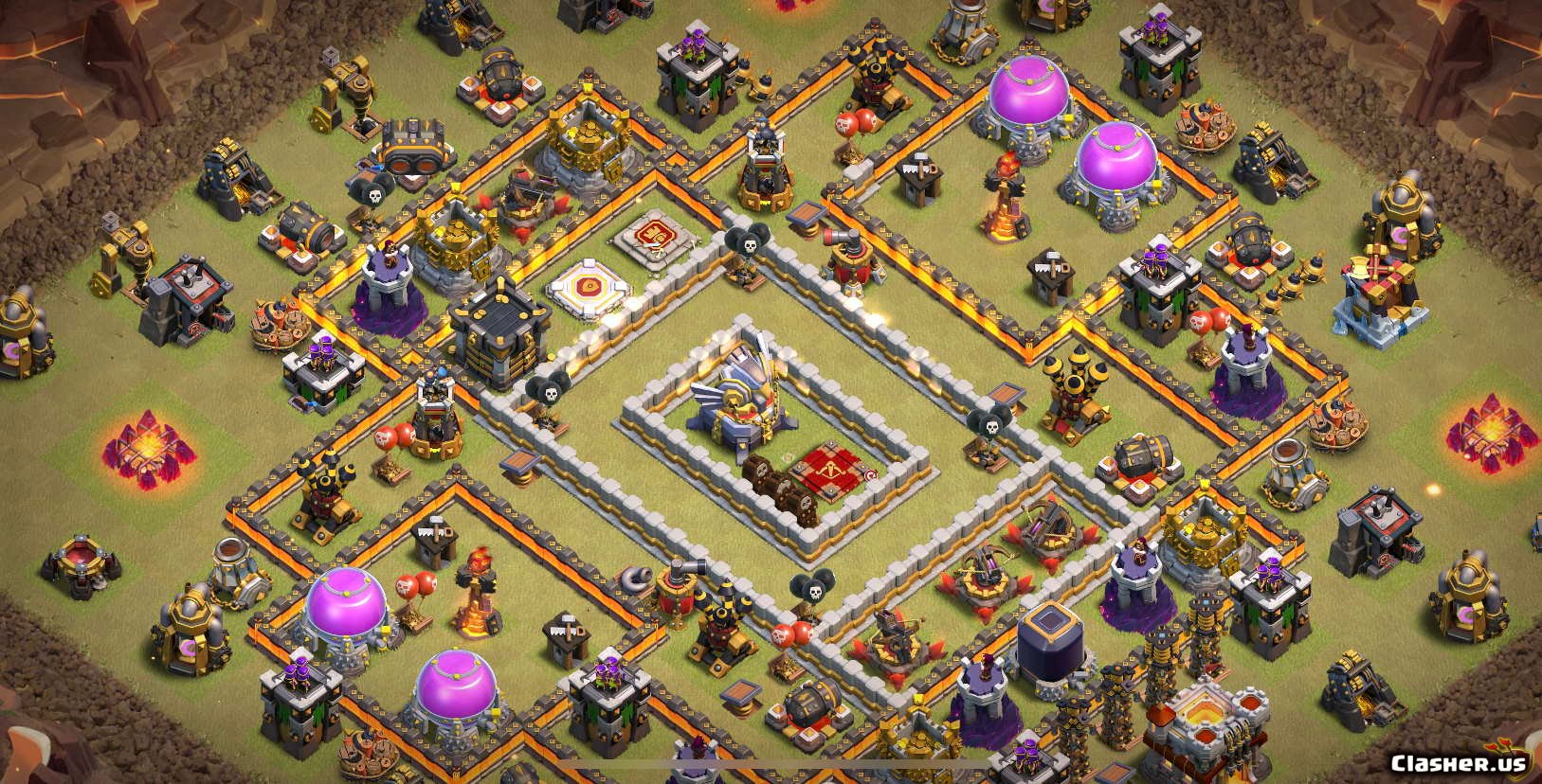 best th11 war base 2019 with link