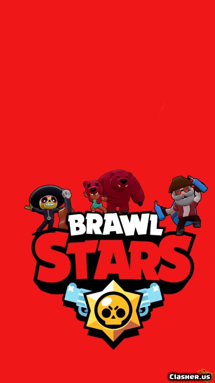 Brawl Stars Logo Brawlers Background Brawl Stars Wallpapers Clasher Us - brawl stars logo brawler