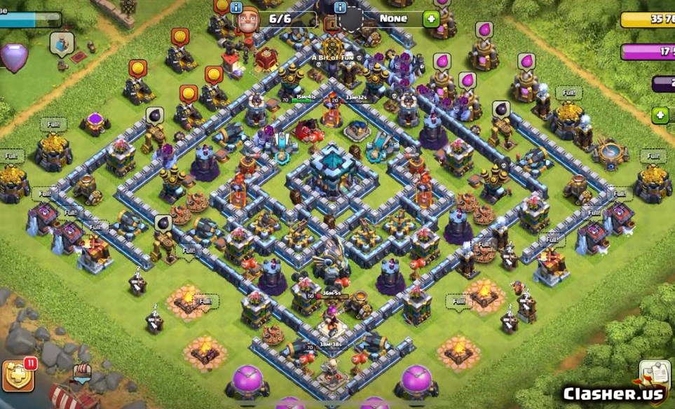 Copy Base [Town Hall 13] UNBEATABLE TH13 Trophy/War/Ring