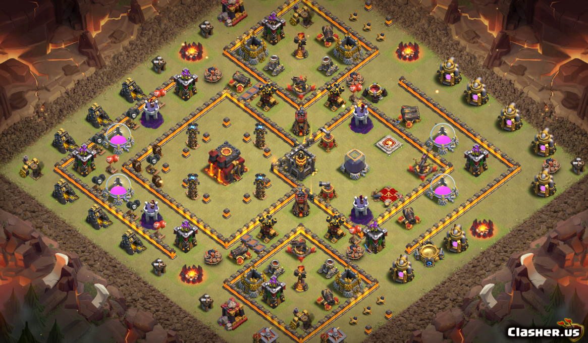 Town Hall 18] TH18 War/Trophy base 18 [With Link] [18 18]   War ...