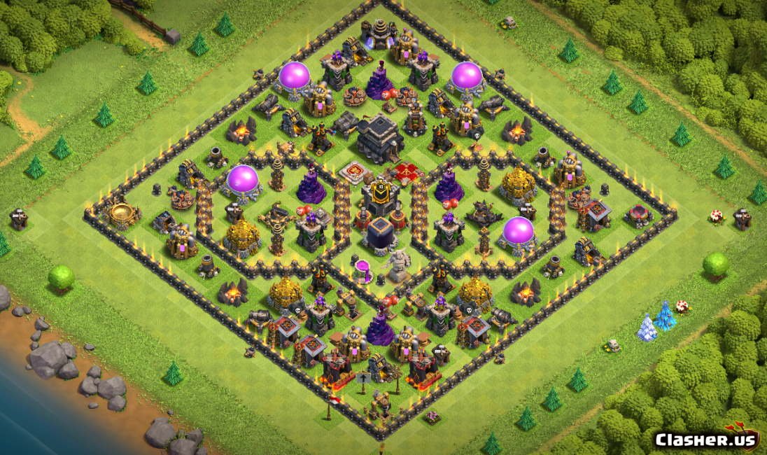 TH 8 Full Max with Stone | Lvl 61 | CN Available | BK 20 Max | Gems 2305 |  Shovel of Obstacles | TH8 Max a to z | #153 | SCID | Full Access