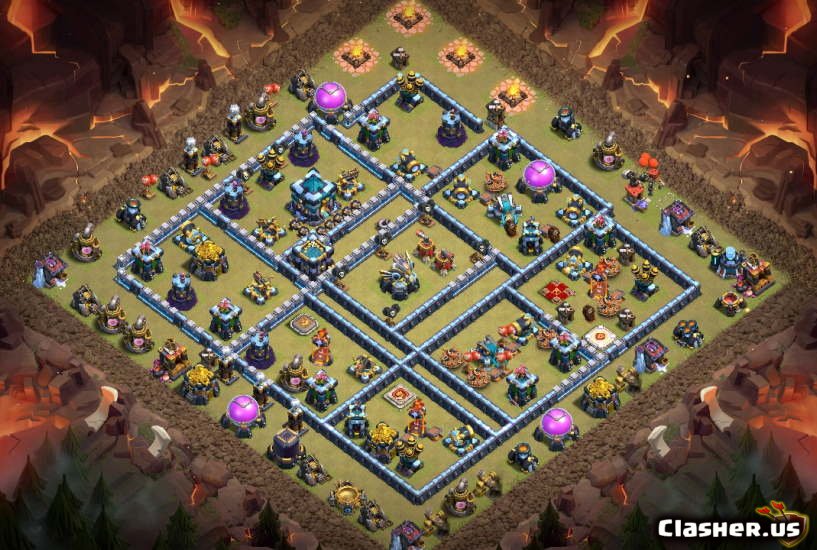 Copy Base [Town Hall 13] TH13 War/Trophy base #1332 [With Link] [9-2020 ...