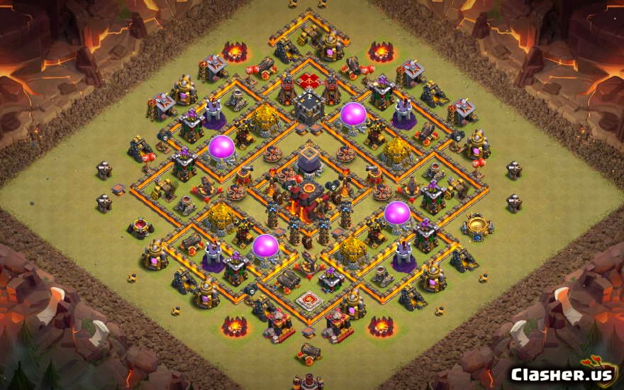 [Town Hall 10] TH10 Trophy/Farm base #483 [With Link] [10-2020