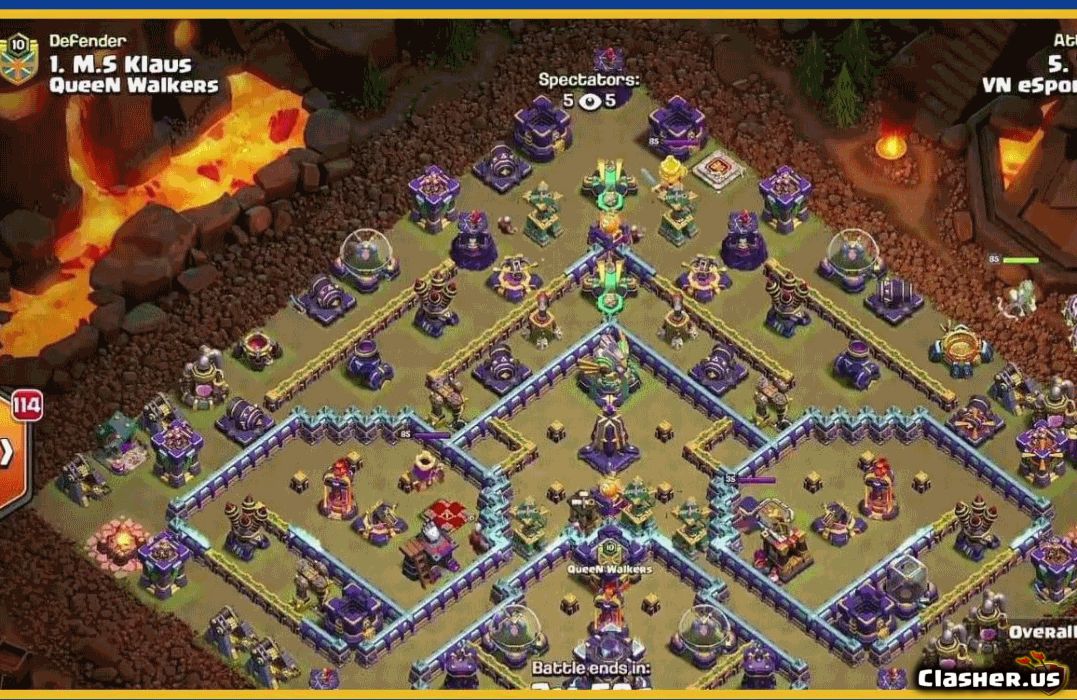 clash of clans war base th15