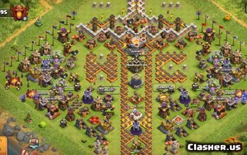 town hall 11, funny/hybrid base layout #25