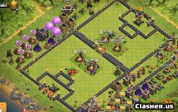 town hall 9, funny/hybrid base layout #29