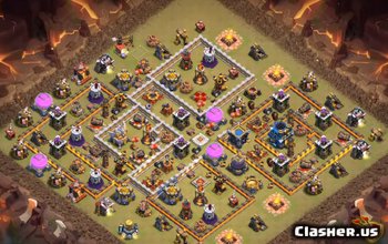 town hall 12, war base layout #53