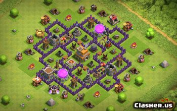 town hall 7, farming/trophy/hybrid/war base layout #98