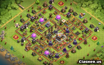 town hall 11, farming/trophy base layout #188