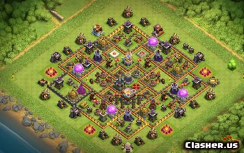 town hall 11, farming/trophy base layout #192