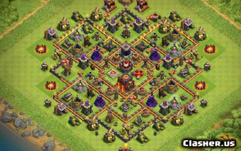 town hall 10, farming/trophy base layout #405