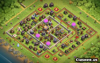 town hall 11, farming/trophy base layout #430