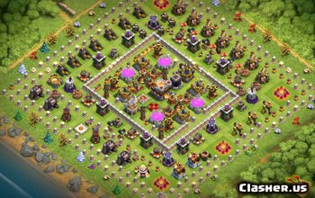 town hall 11, farming/trophy base layout #444