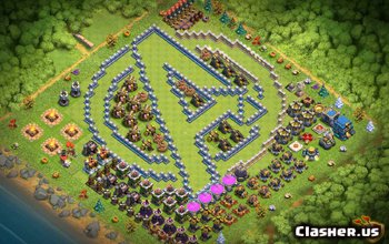 town hall 12, funny/hybrid base layout #453