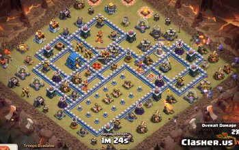 town hall 12, war/trophy base layout #773