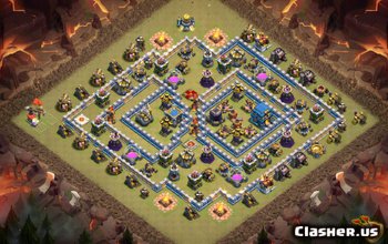 town hall 12, war/trophy base layout #776