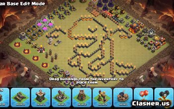 town hall 9, funny/hybrid base layout #827