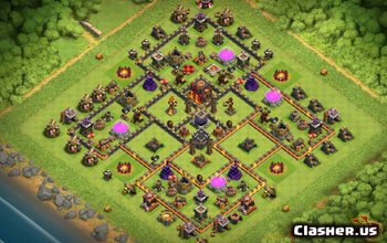 town hall 10, farming/trophy base layout #901