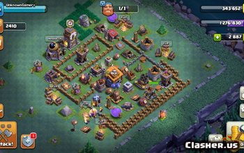 builder hall 7, builder/trophy/farming base layout #1115