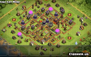 town hall 10, farming/trophy base layout #1122