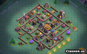 builder hall 7, builder/farming/trophy base layout #1167