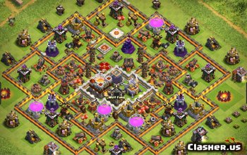 town hall 11, farming/trophy base layout #1178