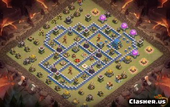 town hall 12, war/trophy base layout #1288