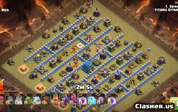 town hall 12, war/trophy base layout #1528