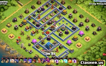 town hall 12, trophy/war base layout #2080