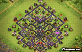 town hall 9, farming/trophy base layout #2132