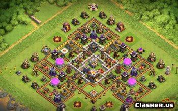 town hall 11, farming base layout #2139