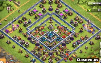 town hall 13, war/trophy base layout #2763