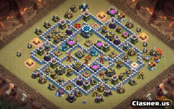 town hall 13, farming/trophy base layout #2815