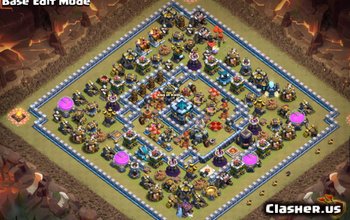 town hall 13, farming/trophy base layout #2957